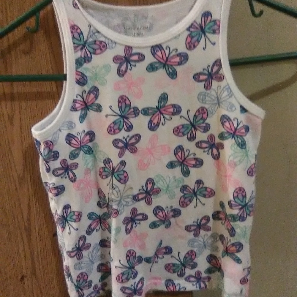Butterfly Tank top new no tags size 5t